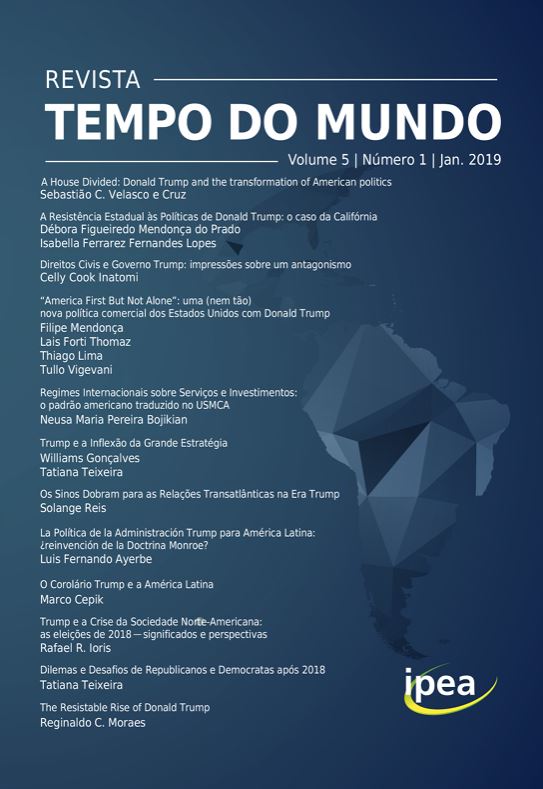 REVISTA DO IPEA LANÇA DOSSIÊ DO INCT-INEU SOBRE MIDTERMS E GOVERNO TRUMP REVISTA DO IPEA LANÇA DOSSIÊ DO INCT-INEU SOBRE MIDTERMS E GOVERNO TRUMP